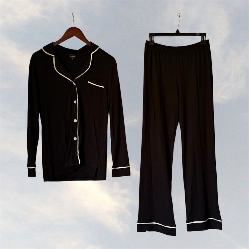 Cosabella NWOT Women S Pajama Set Black Pima Cotton Modal Two Piece